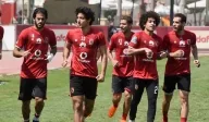 حسين السيد «مارسيليو» يظهر فى مران الأهلى بالجزيرة 